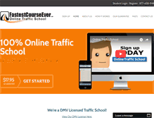 Tablet Screenshot of fastestcourseever.com